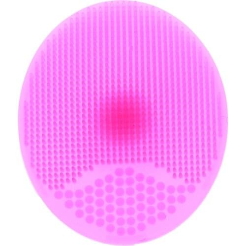 Silicone Wash Pad Face Exfoliating SPA Blackhead Facial Makeup Remover Face Cleansing Brush Reusable Nail Art Cleaning Wipe