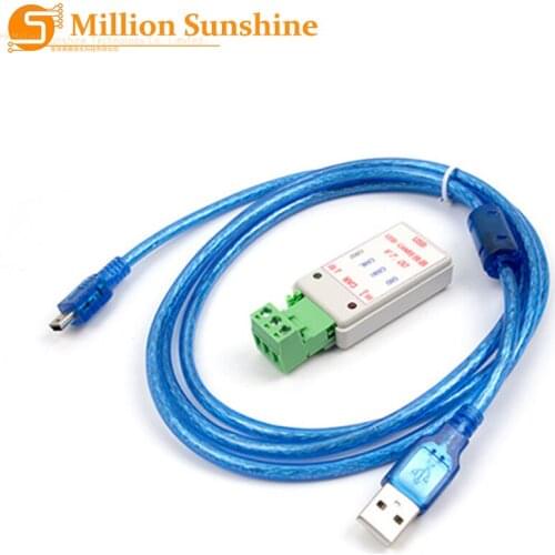 USB-CAN Analyzer supports 2.0 A and 2.0B Converter Adapter + USB Cable