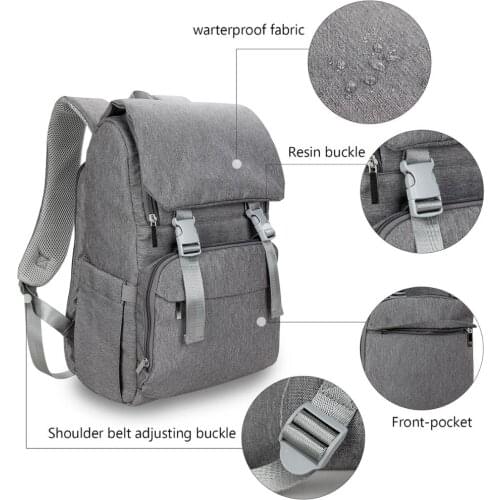 Diaper Bag Waterproof Oxford Large Capacity Travel Backpack Maternity Baby Bag Backpack for Mom & Dad With USB Charge Drop Ship