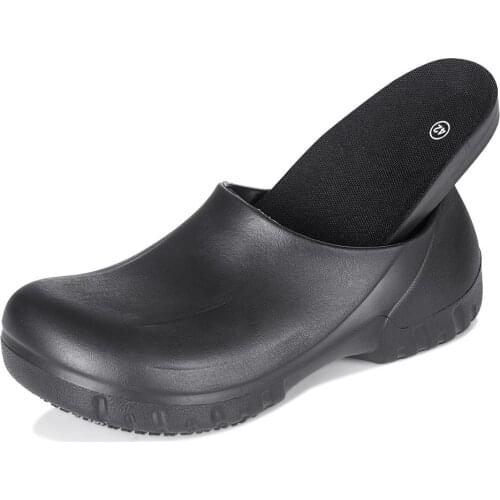 High quality men Chef Shoes Hotel Kitchen Non-slip Waterproof Oil-proof Working Shoes Resistant Cook Shoes Safety Clogs Slippers