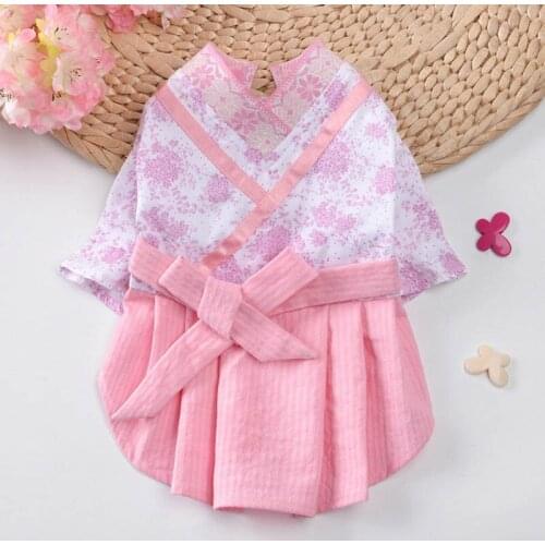 Floral Dog Dress Princess Cat Dog Skirt Spring Summer Pets Dogs Clothing For Small Medium Dogs Costume Chihuahua Puppy Cat Dress