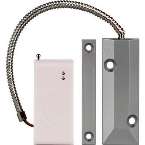 1 pair) Wireless Rolling Door Magnet Sensor automatic coding 433Mhz Link to alarm system Door open alarm Home security