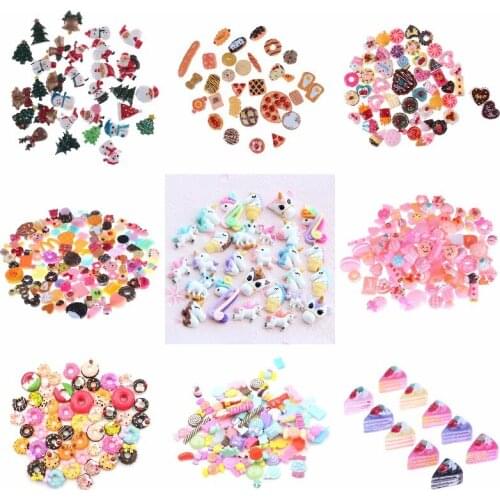 10Pcs Colorful Mini Play Toy Fruit Food Cake Candy Fruit Biscuit Donuts Miniature For Dolls Accessories Kitchen Play Toys