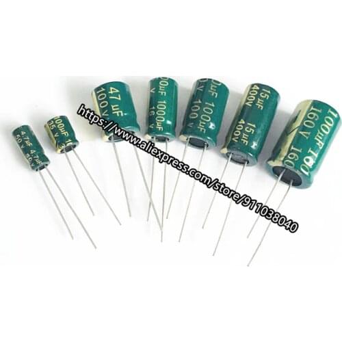 10pcs Brand new genuine 16v/25v 2200uf electrolytic capacitor 35v2200UF volume 50v2200uf