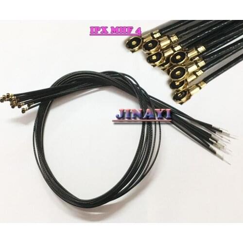100pcs 30cm Pigtail Coaxial Jumper Cable IPX IPEX U.fl MHF4 MHF 4 Connector 0.81mm