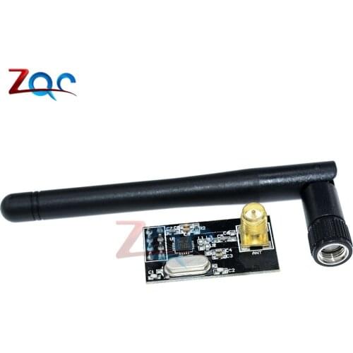 2.4G NRF24L01+PA+LNA SMA Antenna Wireless Transceiver 1100-Meter Distance Microcontroller Module For Arduino