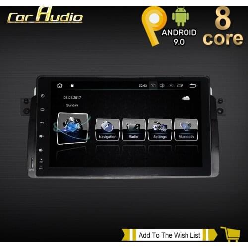 Car Audio Android 9.0 Octa Core 4GB RAM 64GB Rom Car GPS Multimedia Player For BMW M5 1995-2003 Radio Headunit