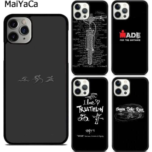 MaiYaCa Triathlon Tri Life Phone Case Cover For iPhone 5 SE 2020 6 6s 7 8 plus X XR XS 11 12 pro max Samsung S8 S9 S10 shell