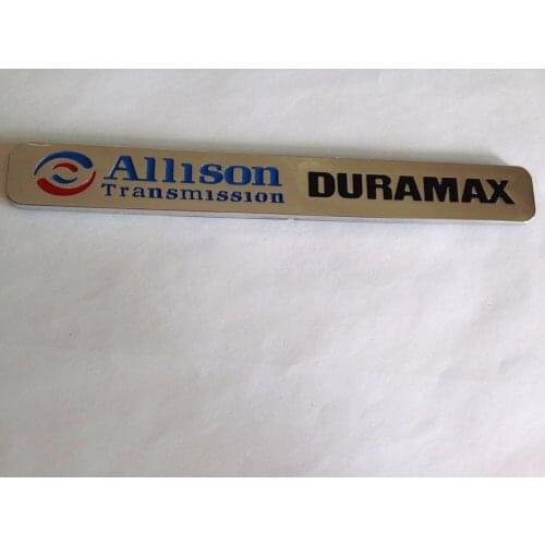 Free Shipping Allion Duramax Diesel Door Chrome Emblem car sticker