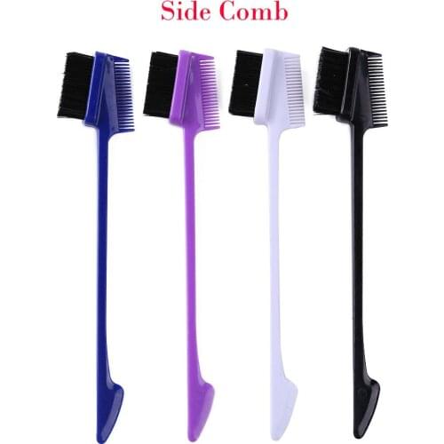 Double Sided Edge Comb Beauty Hair Styling Brush Salon Hairdressing Tools