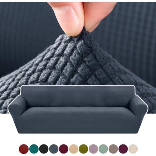 1/2/3/4 seaters Elastic Universal Sofa Cover Knitted Thicken Stretch Slipcovers for Living Room Couch Cover Armchair Cover