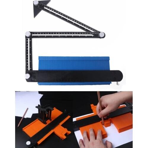 Multi-function Contour Gauge Tools Irregular Arc Ruler Positioner Adjustable Contour Gauge Contourgauge With Lock