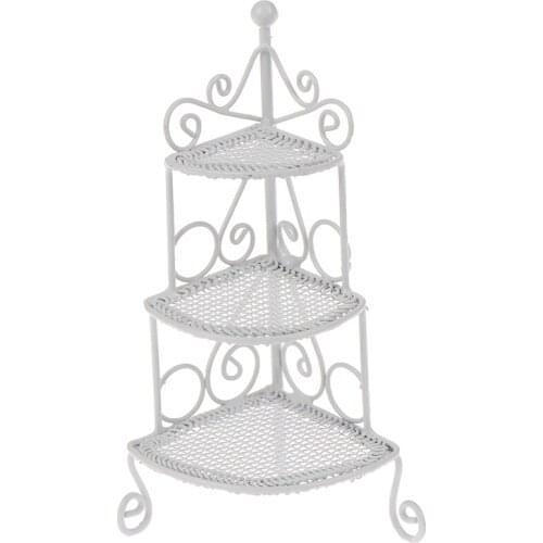 1:12 Scenery Model Doll House Accessories Mini Triangle Flower Stand Miniature Mini Triangle Dollhouses Flower Stand Kids Toys