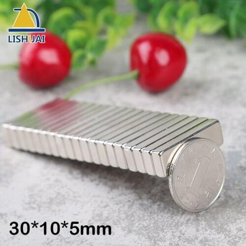 N35 Super Strong Rare Earth Neodymium Permanent Magnet/NdFeB Magnet Block 30*10*5