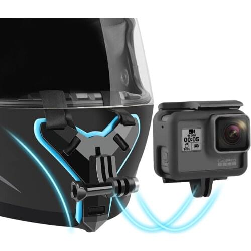 Motorcycle Helmet Chin Stand Mount Holder for GoPro Hero 8 7 6 5 4 3 Xiaomi Yi 4K sjcam Action Camera Full Face Holder Accessory