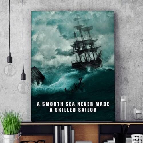 Inspirational quotes art posters and prints canvas painting decorative wall art pictures office home decoration