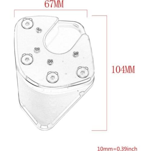 High Ratings Motorcycle Accessories Kickstand Sidestand Stand Extension Enlarger Pad for honda X-ADV XADV 750 2017 2018 1XCF