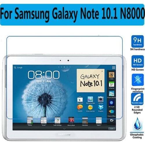 Tablet Screen Protector Tempered Glass For Samsung Galaxy Note 10.1 2012 N8000 N5100 P600 Tab 2 P5100 Tab4 T530 Tab3 P5200 Glass