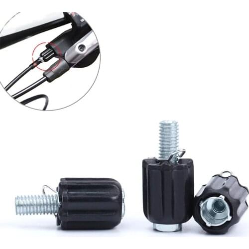 2pcs Bike Shifter Brake Cable Adjuster Screw M5 Fine Tuning Screw Rear Derailleur Positioning Bolt Mountain Road Bicycle Part