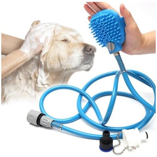2020 Dog Shower Nozzle Pet Cleaning Supplies Dog Bath Shower Silicone