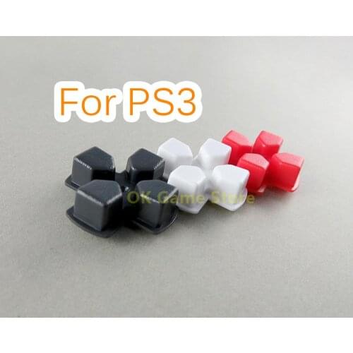 50pcs D-pad Move Action Button Direction Key Cross Plastic For Sony Playstation Dualshock PS3 Controller Repair Part