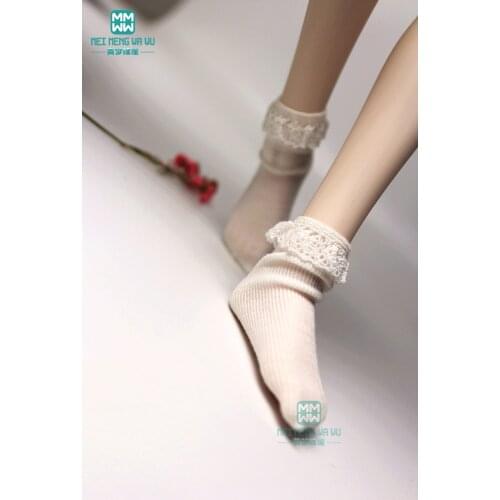 BJD accessories for 27-65cm BJD YOSD DD SD doll fashion Lace pattern socks, reticulated stockings