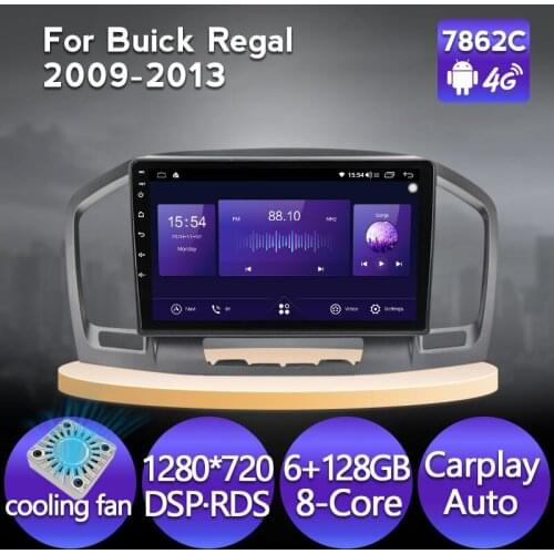 Android NO DVD 2 Din IPS DSP RDS Car Radio Multimedia Video Player Navigation GPS For Buick Regal Opel Insignia 1 2009-2013