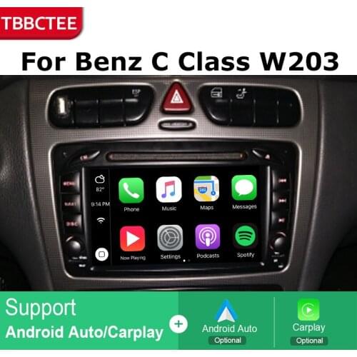 Android Car GPS Navigation For Mercedes Benz C Class W203 2001~2004 Car dvd player BT RDS Mlutimedia player Navi 2Din WiFi