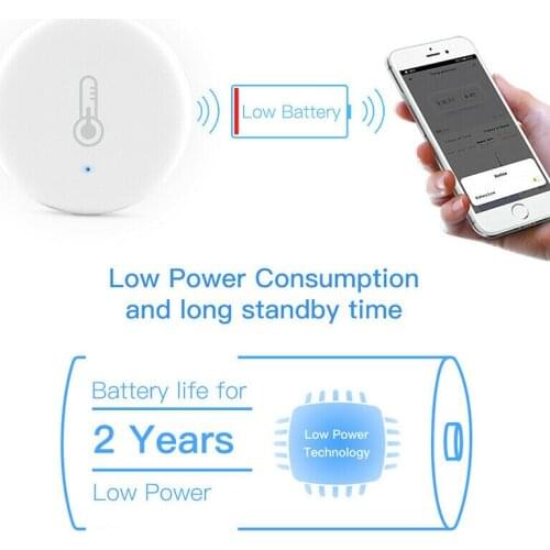 Wireless Temperature Sensor SMonitor Wifi Wireless Sensor mart Home Humidity Sensor Work With Remote Control Home APP