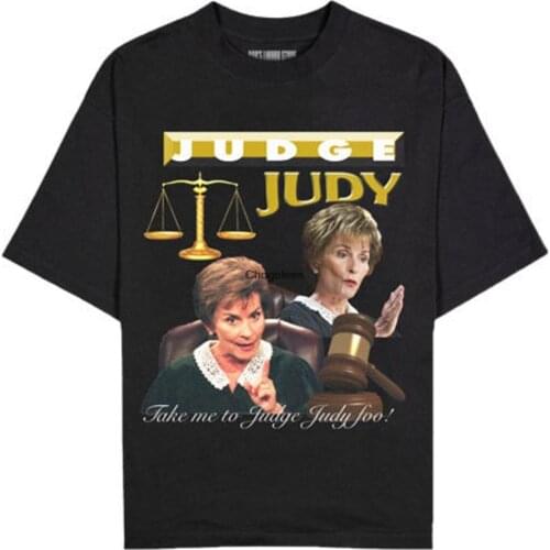 Judge Judy Order in the Court Black Short Sleeve T Shirt