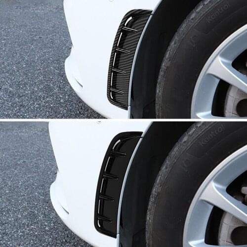 For Mercedes Benz A Class W177 A180 A200 A220 A250 2019+ Car Exterior Body Front Bumper Side Air Vent Outlet Stickers Trim Cover