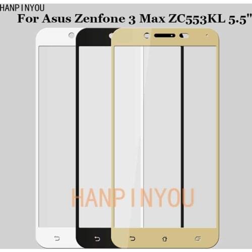For Asus ZC553KL Full Coverage Tempered Glass 9H 2.5D Premium Screen Protector Film For Asus Zenfone 3 Max 5.5 ZC553KL 5.5 Inch