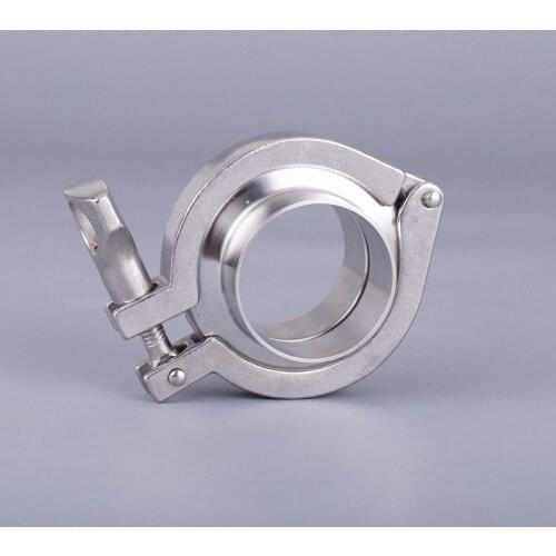 19mm-102mm(3/4''-4'')Sanitary Tri Clamp Weld Ferrule + Tri Clamp + Silicon Gasket Union Set SS304 Stainless Steel For Homebrew