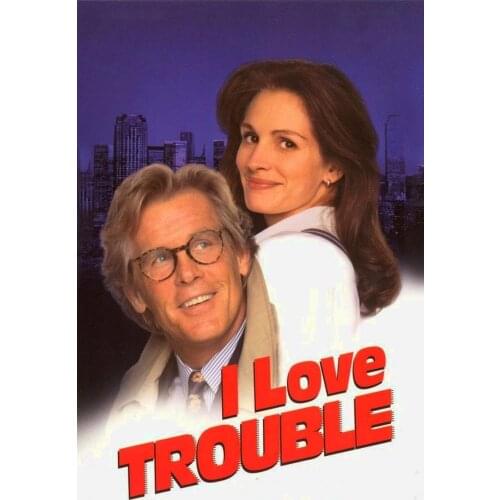 I Love Trouble Movie Art print Silk poster Home Wall Decor
