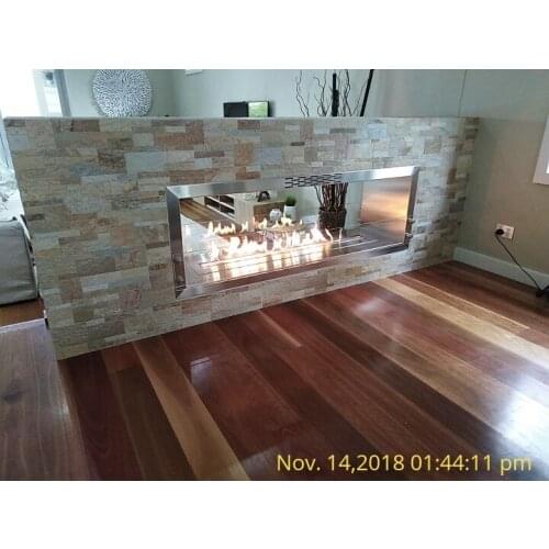 Inno-Fire 36 inch real fire automatic intelligent smart bio fuel fireplace burner