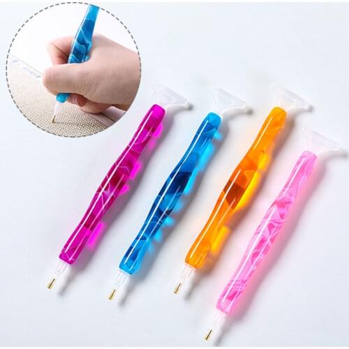Resin Point Drill Pen Tool 5D Diamond Painting Pens Anti-Slip Diamond Painting Mat Cross Stitch Embroidery DIY Craft Accessories
