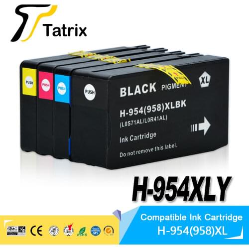 New For HP954 HP954XL Full Ink Cartridge BK/C/M/Y For HP OfficeJet Pro 7740 8210 8710 8715 8716 8720 8725 8730 8740 Printer