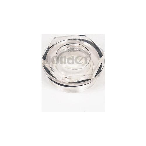 LOT 10 M30x1.5mm Metric Male Plastic Oil Level Sight Glass Window Hex Head For Air compressor Gearbox