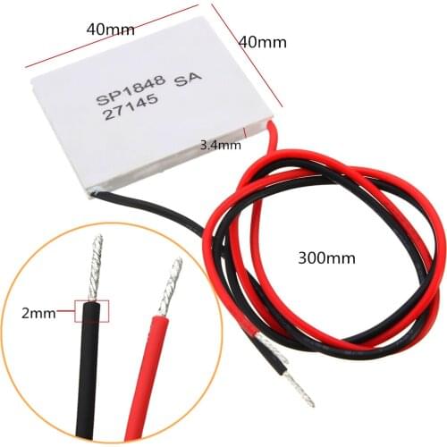 New 40*40mm Thermoelectric Power Generator Peltier TEG Module High Temperature 150