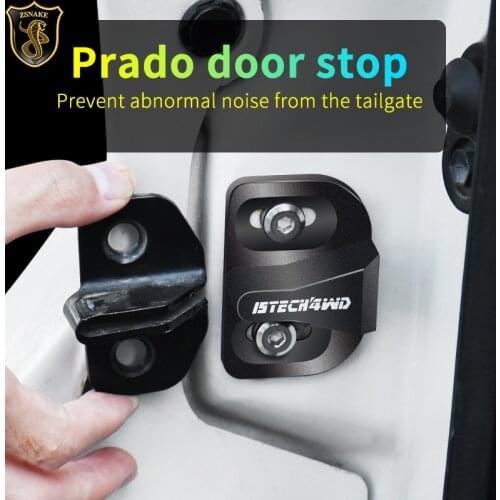 Suitable for Toyota Prado 150 rear door lock shockproof and abnormal sound rear door buffer rubber locator accessories