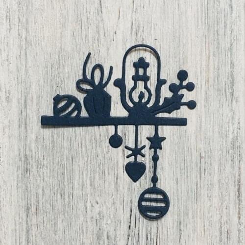 ArtScrap Christmas shelf Metal Cutting Stencils For DIY Scrapbooking Card Decorative Craft Embossing Die Cuts | Art: 324