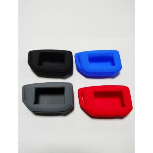Silicone Case KGB FX10 LCD Remote Control Key Fob Case for Russian Version KGB FX-10 two way car alarm system