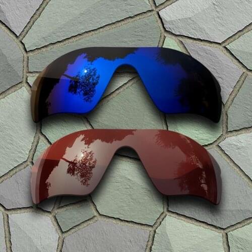 Violet Blue&Bronze Brown Sunglasses Polarized Replacement Lenses for Oakley Radar Path