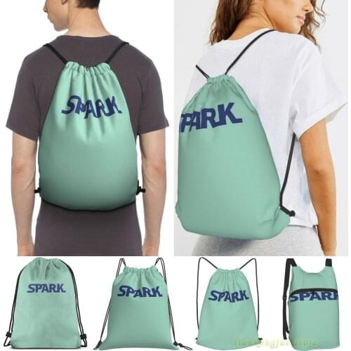 Unisex Drawstring Bags Spark - Watamote Women Drawstring Backpacks Men Outdoor Travel Backpacks Training Fitness Bag