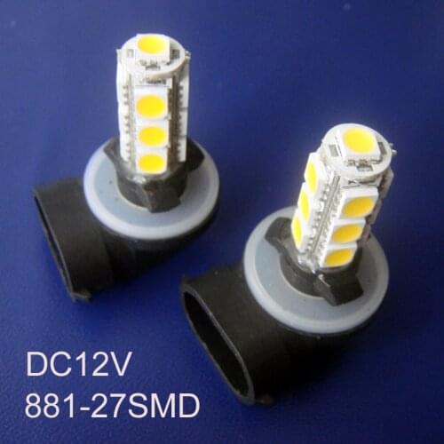 High quality 12V 881 led fog lamps,Car led 881 lights,881 led bulbs free shipping 50pcs/lot