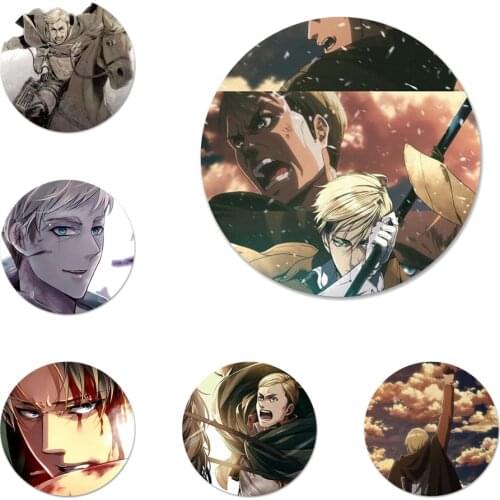 Smith Erwin Attack on Titan Badge Brooch Pin Accessories For Clothes Backpack Decoration gift