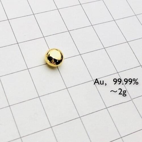 2 Gram 99.99% Gold metal Pellet - Pure Element 79 Sample