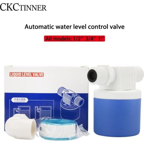 Automatic Float Valve Water Level Control 1/2" 3/4" 1" Floating Ball Valve Installed Inside Tower Tank Liquid Level Switch