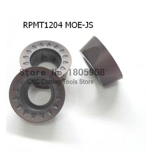 Free Shipping 10PCS RPMT1204 MOE-JS Metal ceramic inserts Cutter Carbide Alloy for Lathe Holder SRDCN