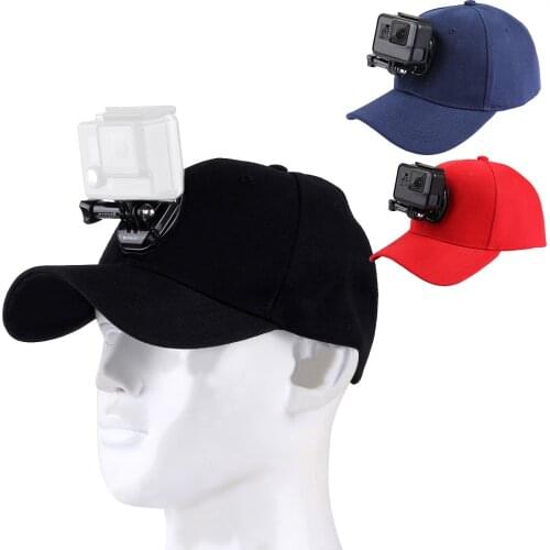 New Arrival Baseball Cap with Mount Holder Universal Base Adaptor Accessories for Gopro Hero DJI OSMO Sjcam Action Cameras